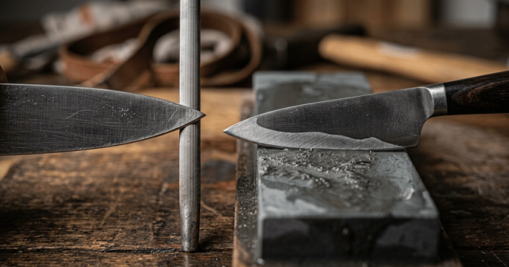 Honing vs Sharpening