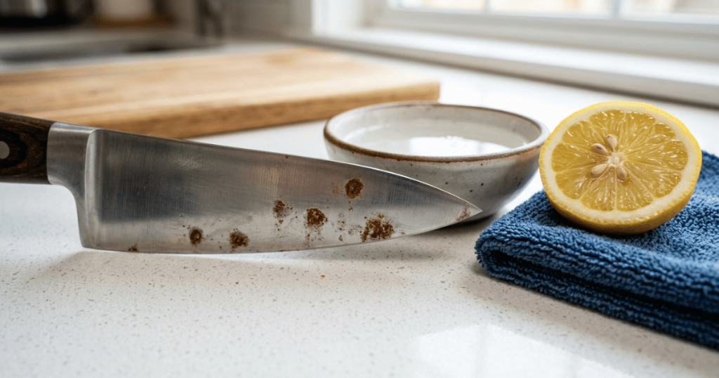 How to Remove Rust From Kitchen Knives?